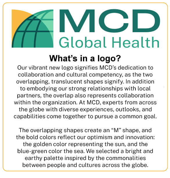 New logo, MCD Global Health